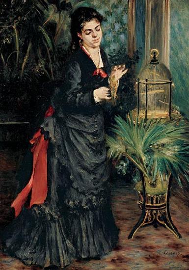 Pierre-Auguste Renoir Woman with a Parrot oil painting image